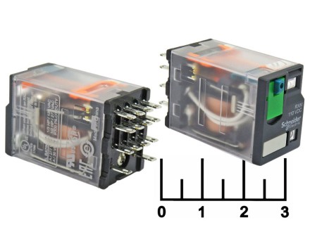 Реле =110V 6A/250V RXM4AB2FD