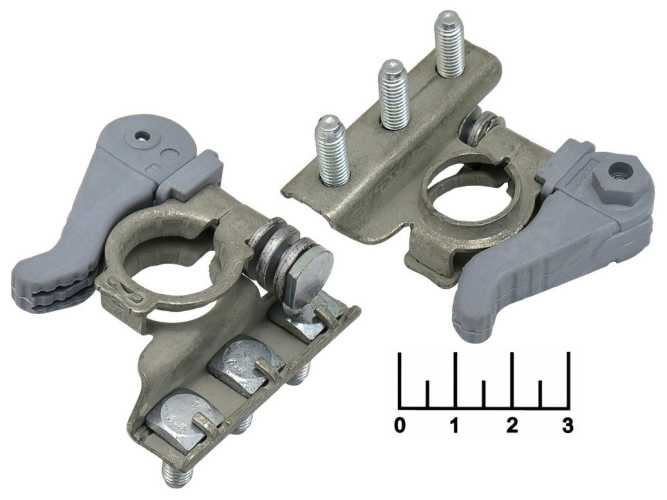 Клемма аккумуляторная быстросъемная плюсовая AX724 Cargen