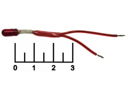 Лампа для гирлянды 6V 80mA 5мм (красная)