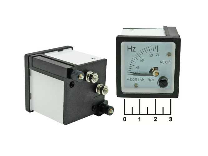 Измерительная головка частотомер 45-55Гц 380V 48*48мм
