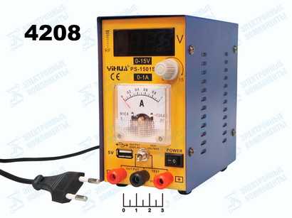 Блок питания 0-15V 1A PS-1501S