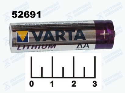 Батарейка AA-1.5V Varta Ultra 6106 Lithium