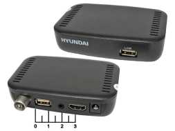 Ресивер цифровой телевизионный DVB-T2 Hyundai H-DVB460 + медиаплеер (шнур 3RCA-AUD 3.5 4 контакта)