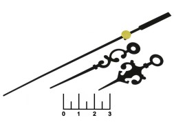 Стрелки для часового механизма 95мм №807