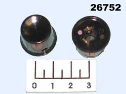 Ручка на вал 6мм черная НЛП.043