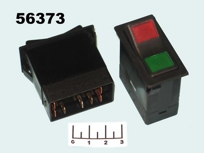 Выключатель 12/20 R13-227D22 красный/зеленый 7 контактов