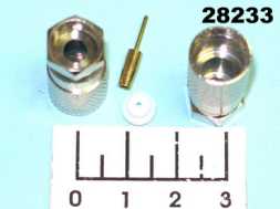 Разъем F штекер RG-11 с вставкой маленькой