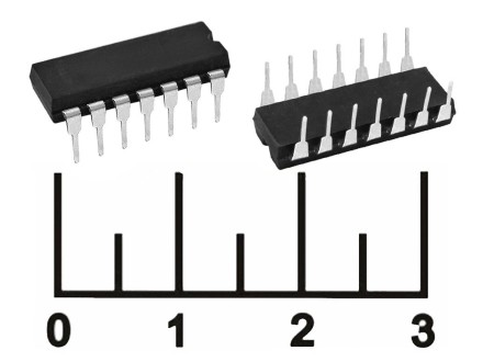 Микросхема КР1533ЛП16 (74ALS1034) DIP14