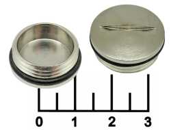 Заглушка PG-13.5 металл влагозащищенная d-20мм