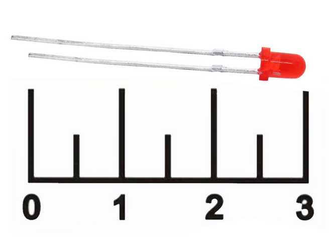 Светодиод LED DFL-3014URD-1