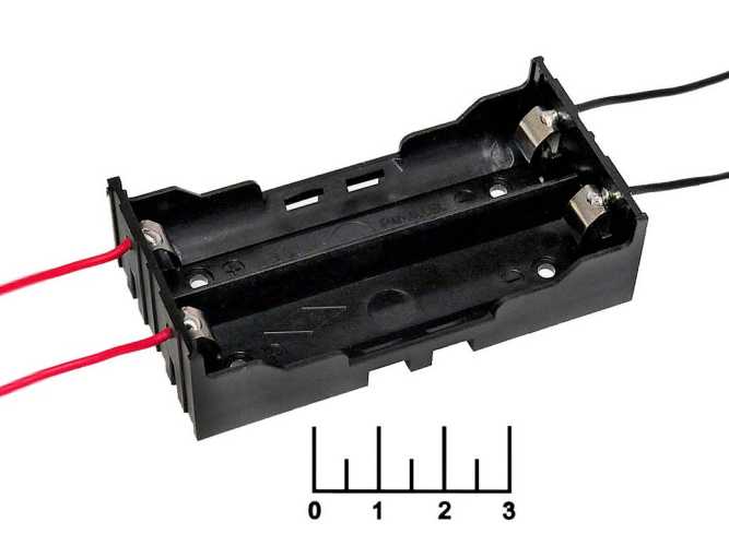 Батарейный отсек BAT/HOLD. 2*18650 18650-PC4