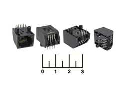 Разъем компьютерный гнездо 8P8C (RJ-45) на плату 8P8C-TJ4