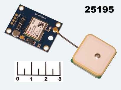 Радиоконструктор Arduino GPS модуль NEO-6M-0-001 тип 1 (14092)