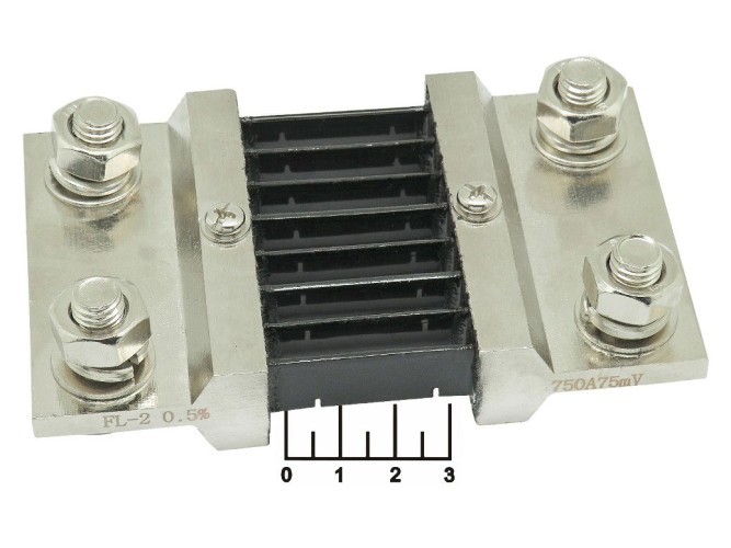 Шунт 750A 75mV