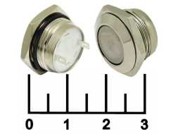 Кнопка GQ16TF-10/J/N без фиксации антивандальная металл (16мм) 2 контакта