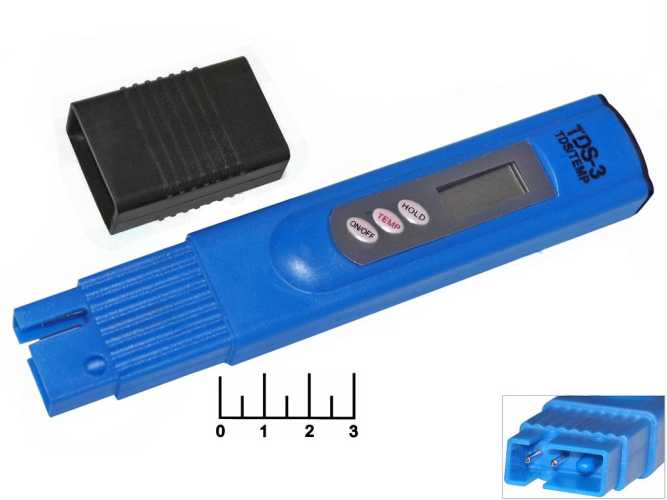 Измеритель качества воды TDS-3 с термометром