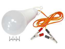 Светильник-переноска 12V 18W BRC с крокодилами