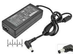 Блок питания 19V 3.42A Liteon AC-N215 импульсный (5.5*2.5) без шнура (восьмерка) угол