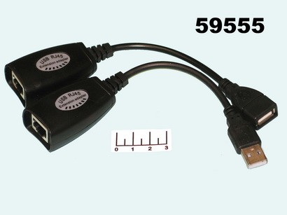 Комплект для передачи USB сигнала по витой паре до 30м