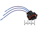 Разъем 3pin гнездо влагозащищенный на проводе 1928403966 Cargen (AX459)