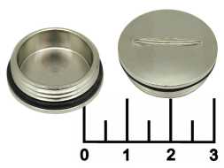 Заглушка PG-16 металл влагозащищенная d-22мм