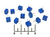 Набор подстроечных резисторов 20 Ом-1 Мом (12шт) EK-R3362P-17