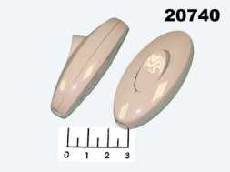 Выключатель 250/6 250V 6A 1-клавишный проходной белый Makel/Alfa (10014) под винт