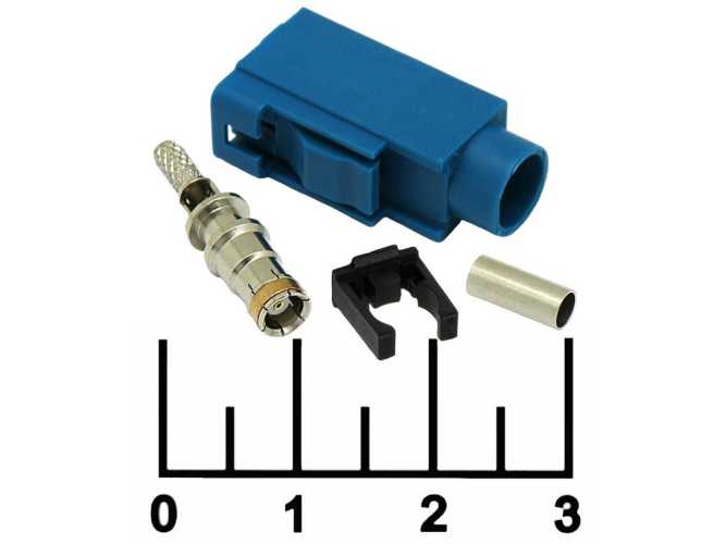 Разъем Fakra Z гнездо обжимной на кабель