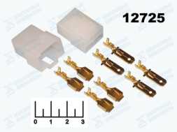 Разъем 4pin в комплекте 6.3мм DJ7041-6.3-21/11