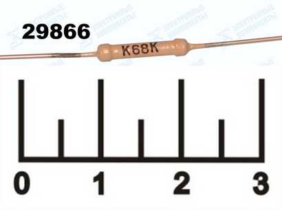 Терморезистор 68 кОм КМТ-1 -