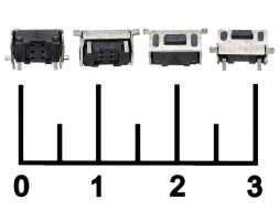 Кнопка тактовая 7.5*4.5*4.5 №38 BN3 (S1898)