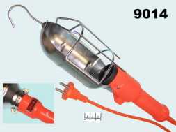 Светильник-переноска 220V 60W 4м Camelion W-001 (решетка)