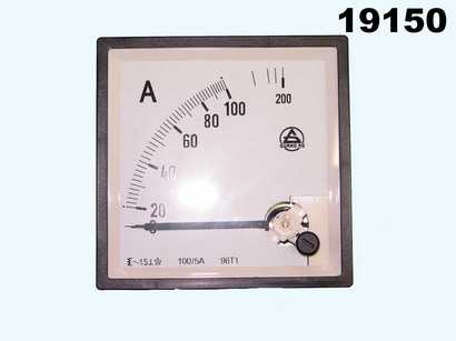 Измерительная головка амперметр 100/5А 96*96мм AC