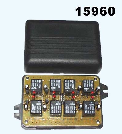 Радиоконструктор КИТ NK150 8 канальное исполнительное устройство (блок реле)
