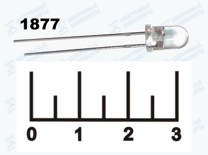 Светодиод LED DFL-5AR4MC-12-B 12V (GNL-5013URC-B)