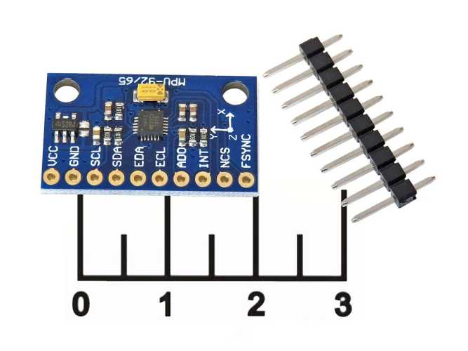 Радиоконструктор Arduino 9-ти осевой акселерометр, гироскоп,магнитометр MPU-9250