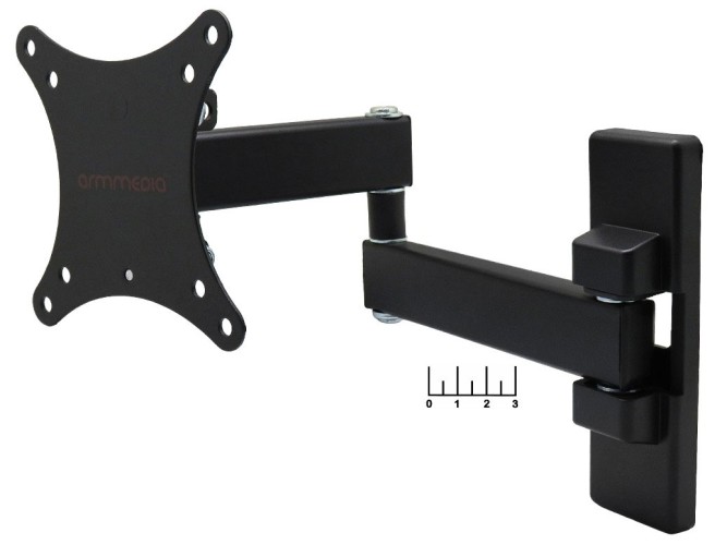 Кронштейн настенный для телевизора 10&amp;quot;-32&amp;quot; 20кг MRM Media Mars-2