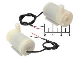 Насос водяной DC 2.5-6V 120л/час (горизонтальный) 2*d7.5мм