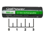 Аккумулятор 3.7V 0.90A 14500 GoPower с контроллером