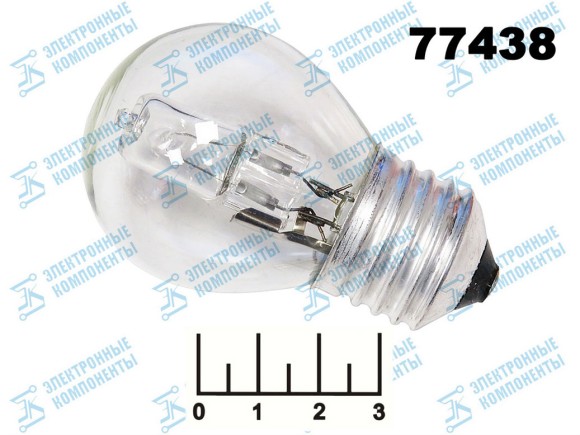 Лампа галогенная 220V 42W E27 для эл.плит (+300C) Redlux