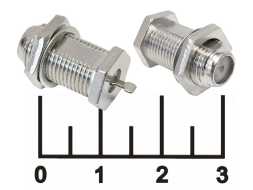 Разъем F гнездо в корпус под гайку