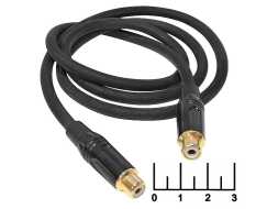 Провод питания для шлема 2 RCA гнездо 1м