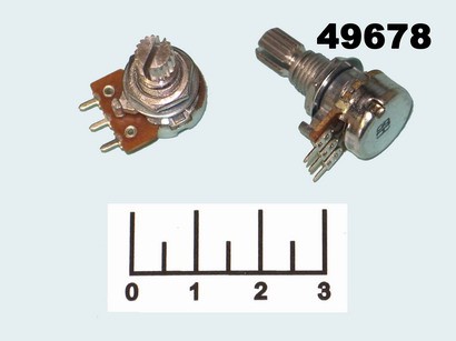 Резистор переменный 5 кОм RK-1233N1-B (+43) (S1331/WH120-1)