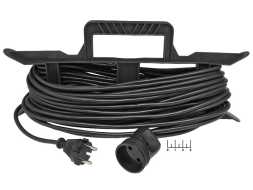 Удлинитель электрический 1/20м на рамке TDM Народный (ПВС 2*1) (max-6A) (1307-0307)