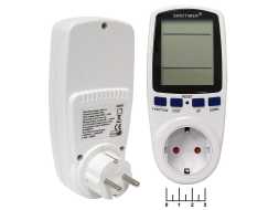 Ваттметр CAT-II (розеточный) Intertek