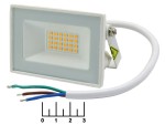 Прожектор светодиодный 220V 20W 24LED 2700K белый теплый Rexant IP65