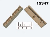 Разъем 40pin штекер на шлейф шаг 2.54мм IDM-40