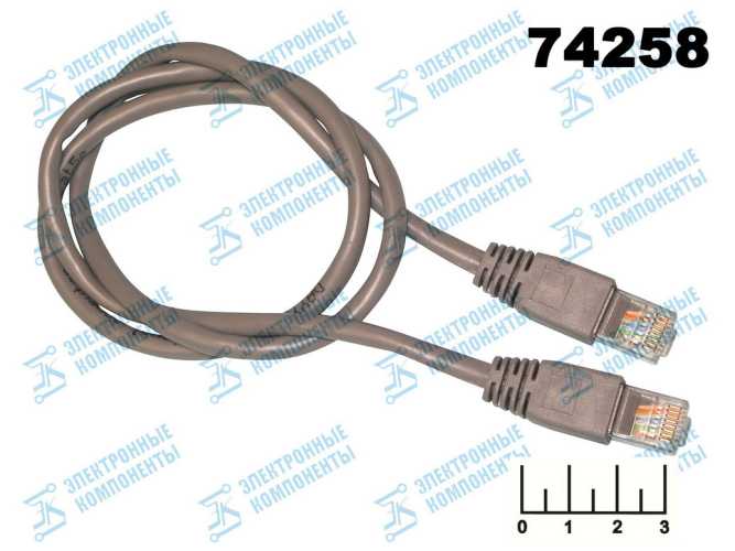 Шнур 8P8C-8P8C (RJ-45) 0.75м Dayton (патч-корд)