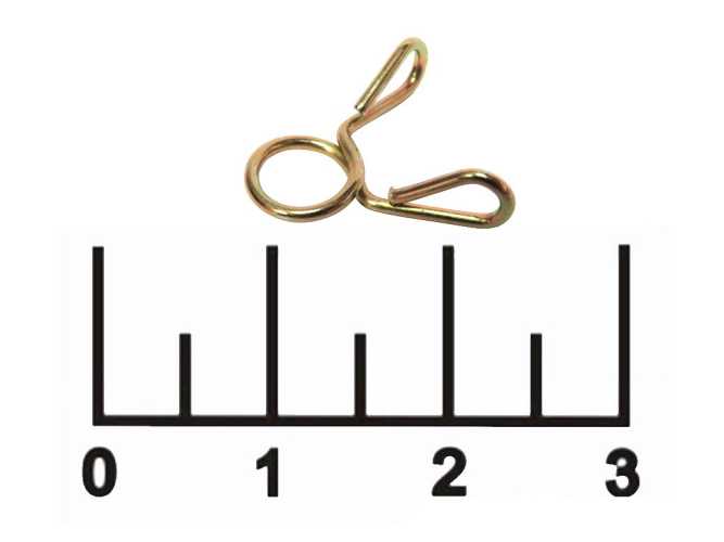 Хомут самозажимной пружинный 6мм металл круглый