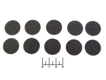 Набор дисков шлифовальных самоклеющихся 25мм G80 (10 штук)